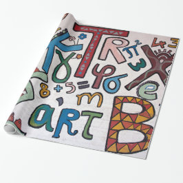 Childrens Alphabet Geschenkpapier