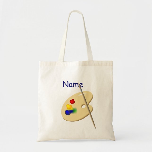 Childrens Artist Palette Canvas Bag Tragetasche (Vorne)