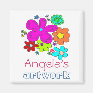 Childrens Artwork Magnet