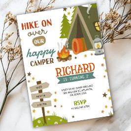 Children's Birthday Invitation with camping vibes Einladung