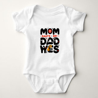 Children's bodysuit with a funny inscription baby strampler