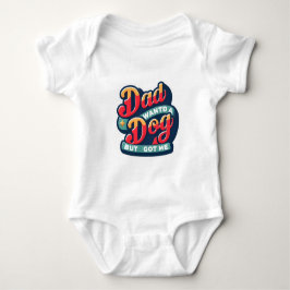 Children's bodysuit with a funny inscription baby strampler