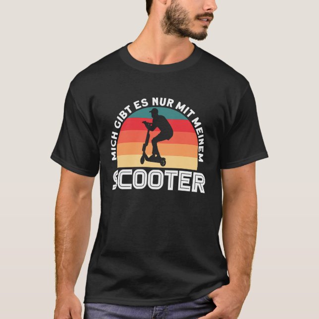 Children's & Boys' Scooter T-Shirt (Vorderseite)