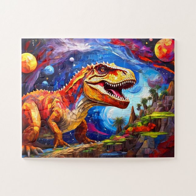 Childrens Colorful Dinosaurier (Horizontal)