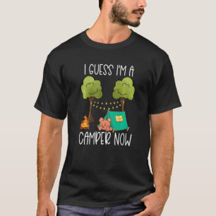 Childrens Glamping Gear Niedlich Bear Zent Camping T-Shirt