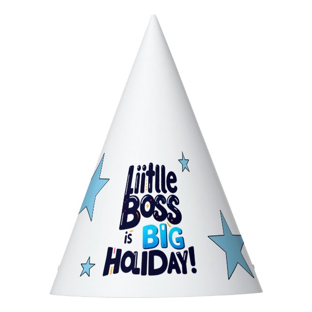 Children's party hat with funny inscription partyhütchen (Vorderseite)