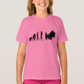 Childrens Pianistische Evolution Piano Musik T-Shirt