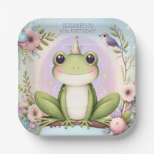 Children's Princess Frog Niedliche Geburtstag Part