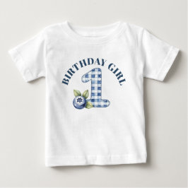 Child's Blueberry Berry First Birthday Baby T-shirt