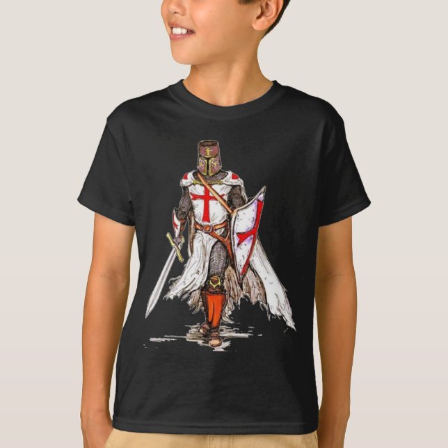 childs templar de T-shirt de chevalier (Devant)
