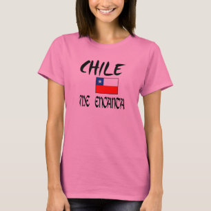 Chile1 T-shirt de dama "Chili j'encanta" + bander