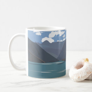 Chile Berge See Kaffeetasse