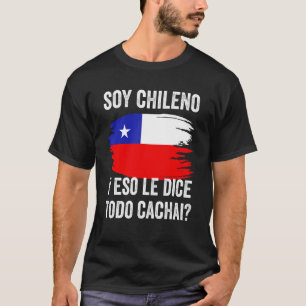 Chile Chile Flaggenkarte Pride Chileno Camiseta Ca T-Shirt