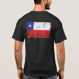 Chile Chilenische Flagge Fußball Fansport Erwachse T-Shirt