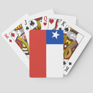 Chile (chilenische Flagge) Spielkarten