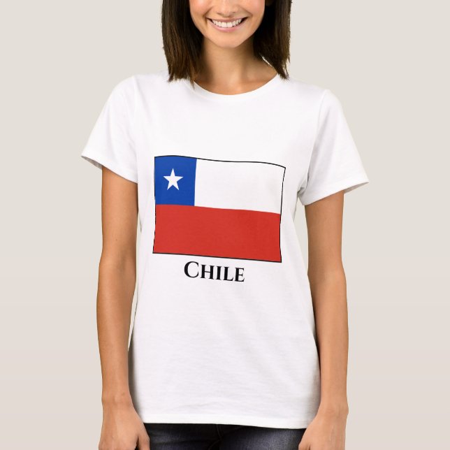 Chile (chilenische Flagge) T-Shirt (Vorderseite)