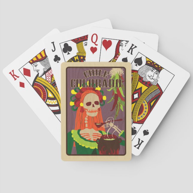Chile colorado spielkarten (Rückseite)