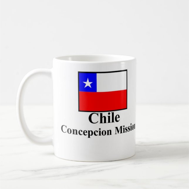Chile-Concepción-Auftrag-Trinkbehälter Kaffeetasse (Links)