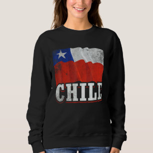 Chile Flag Grafik für Männer Frauen Spanisch Chile Sweatshirt