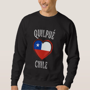Chile Flag Herzquilpue Stadt Sweatshirt