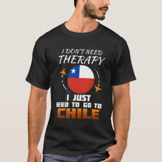 Chile Flag I Funny Chilene Fahne I Urlaub Geschenk T-Shirt