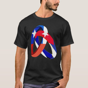 Chile Flag Kuba Grown Ring Ehe Hochzeit T-Shirt