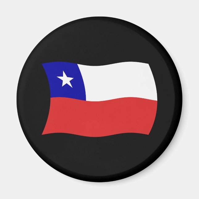 Chile Flag Magnet (Vorne)