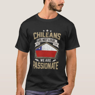 Chile Flag Passionate Chiles Girls & Women T-Shirt