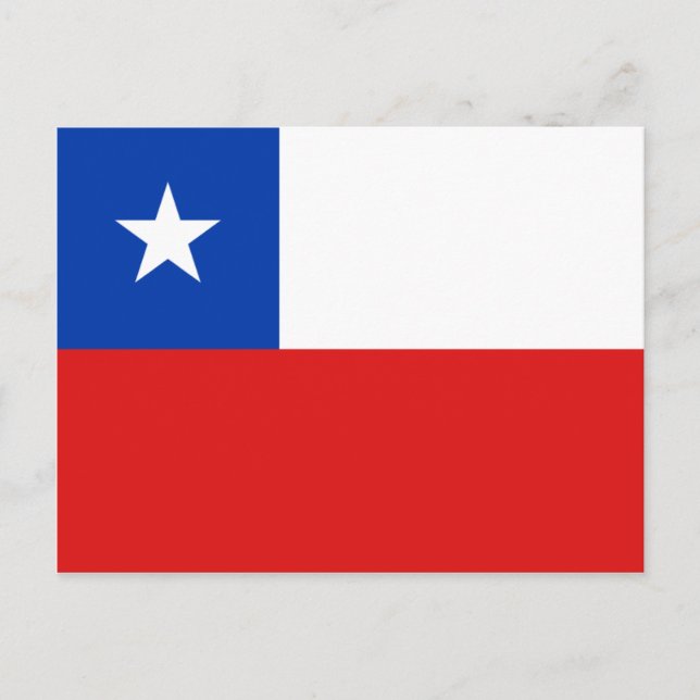 Chile-Flag-Postkarte Postkarte (Vorderseite)