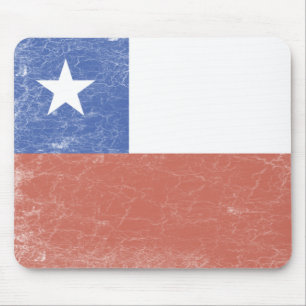 Chile-Flagge beunruhigt Mousepad
