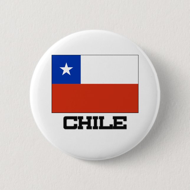 Chile-Flagge Button (Vorderseite)