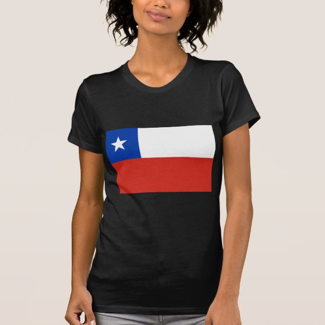 Chile-Flagge CL T-Shirt (Vorderseite)
