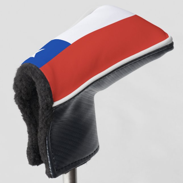 Chile-Flagge Golf Headcover (3/4 Vorderseite)