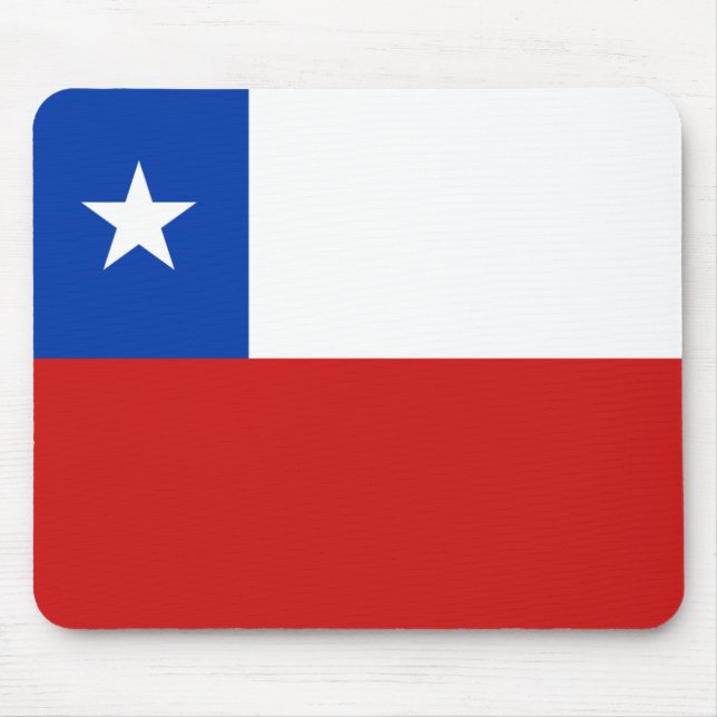 Chile-Flagge Mousepad (Vorne)