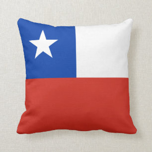 Chile-Flaggenkissen Kissen