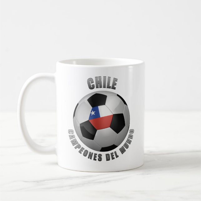 CHILE-FUSSBALL-MEISTER KAFFEETASSE (Links)