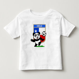Chile-Fußball-Panda Kleinkind T-shirt