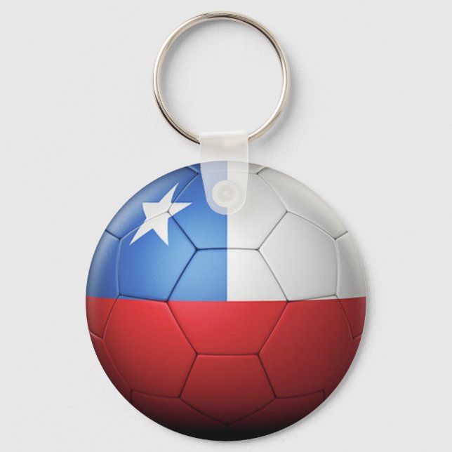 Chile-Fußballmannschaft Schlüsselanhänger (Vorderseite)