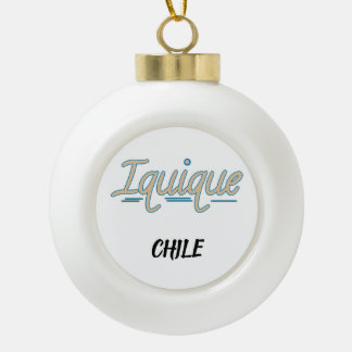 Chile Iquique Keramik Kugel-Ornament