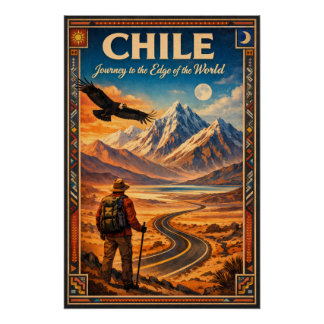 CHILE – Journey to the Edge of the World Poster