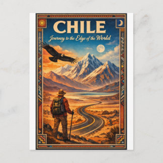 CHILE – Journey to the Edge of the World Postkarte