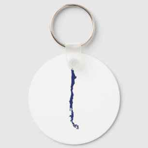 Chile-Karte Schlüsselanhänger