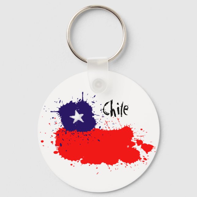 Chile künstlerischer Schlüsselanhänger (Vorderseite)