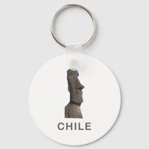 Chile Moai Schlüsselanhänger