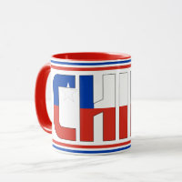 Chile National Flag Patriotic Kaffee