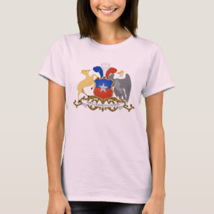 Chile Offizieller Wappen Heraltrockenzeichen T-Shirt