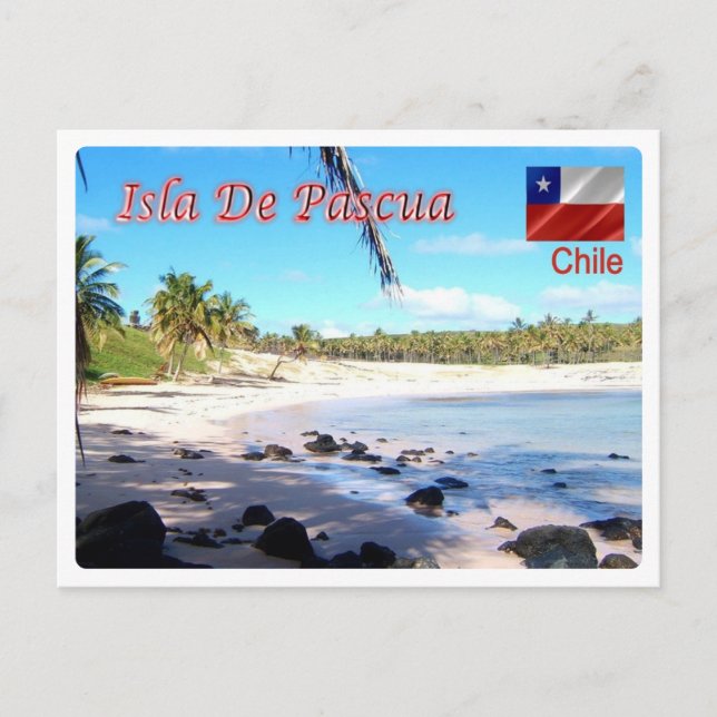 Chile - Osterinsel - Postkarte (Vorderseite)