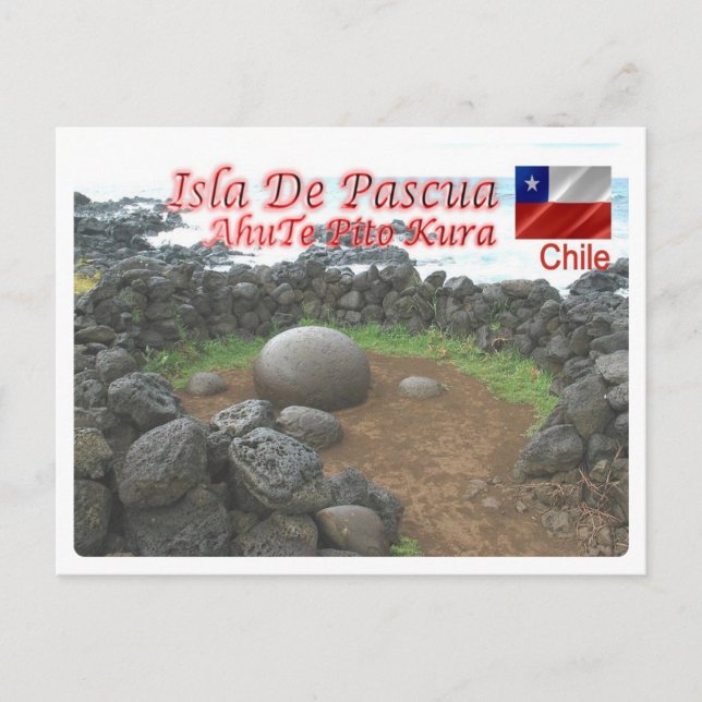 Chile - Osterinsel - Postkarte (Vorderseite)