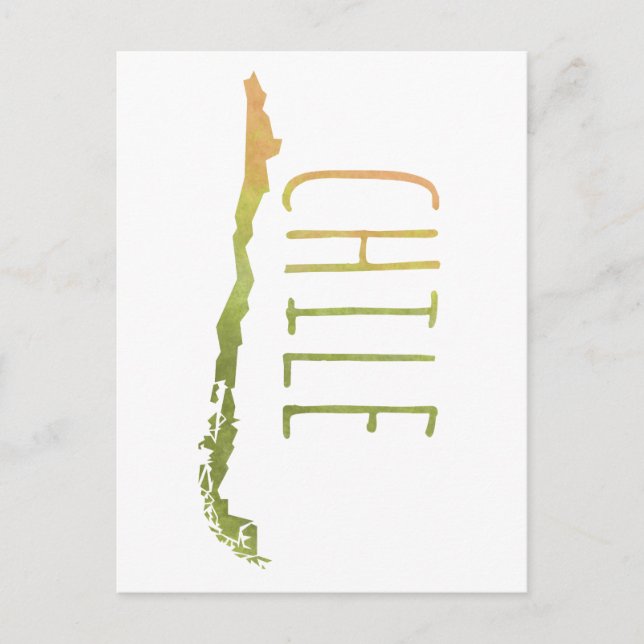 Chile Postkarte (Vorderseite)