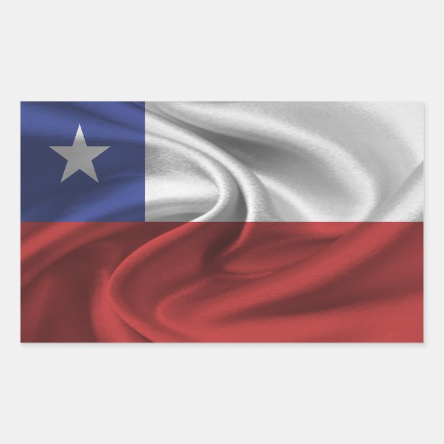 Chile Rechteckiger Aufkleber (Vorderseite)